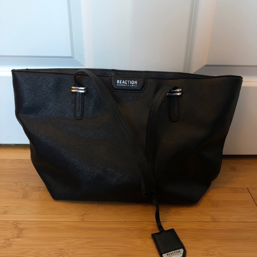 Kenneth Cole Reaction Black Tote Bag EUC
